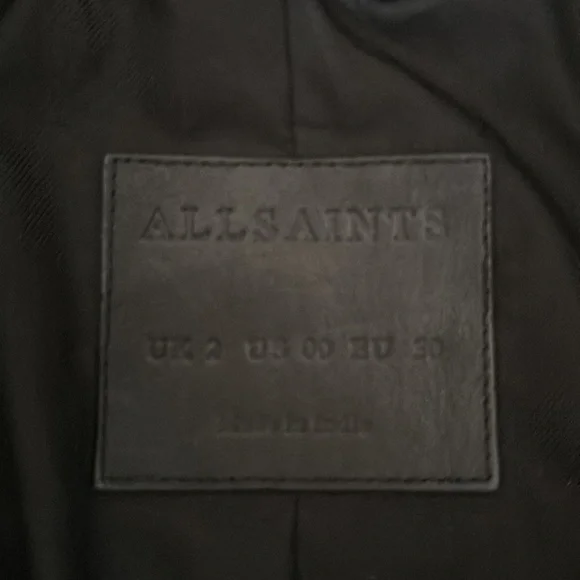 All Saints Leather Jacket - Picture 4 of 4